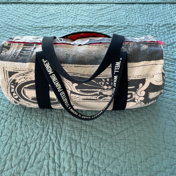 Andy Warhol Dollar Duffel Bag - Picture 3 of 6